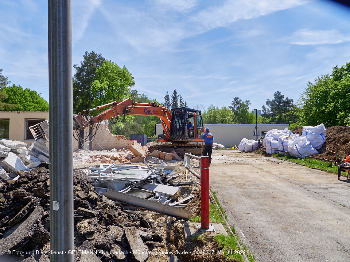 11.05.2022 - Baustelle am Haus für Kinder in Neuperlach
